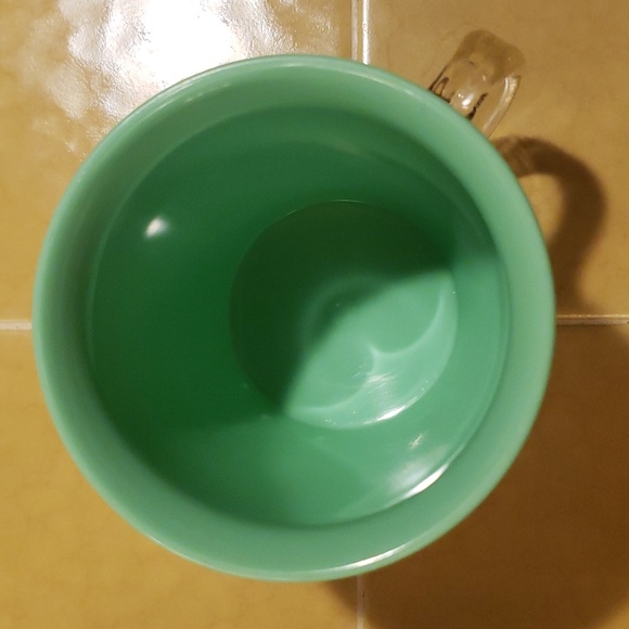 RAFFIAWARE Vintage 50's Tiki Insulated Melmac Cup/Mug Green - Picture 2 of 7